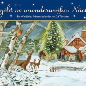 Es gibt so wunderweiße Nächte. Ein Windlicht-Adventskalender mit 24 Türchen