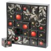 joyPac befüllbarer Adventskalender DIY Weihnachtskalender mit 24 Türchen Schwarz